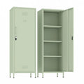 Lockable Metal Storage Cabinet with Removable Shelves