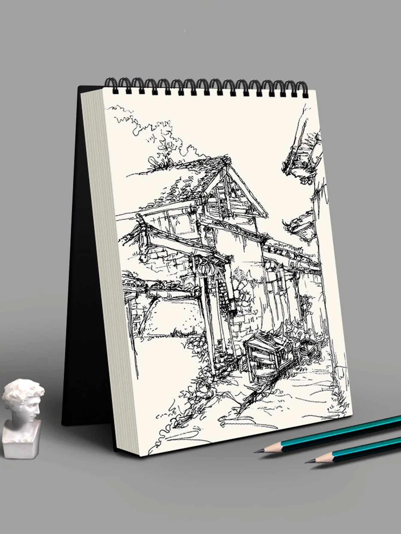 Pack 30-Sheets Acid Free Spiral Bound Sketch Book Artistic Drawing, Painting, Writing