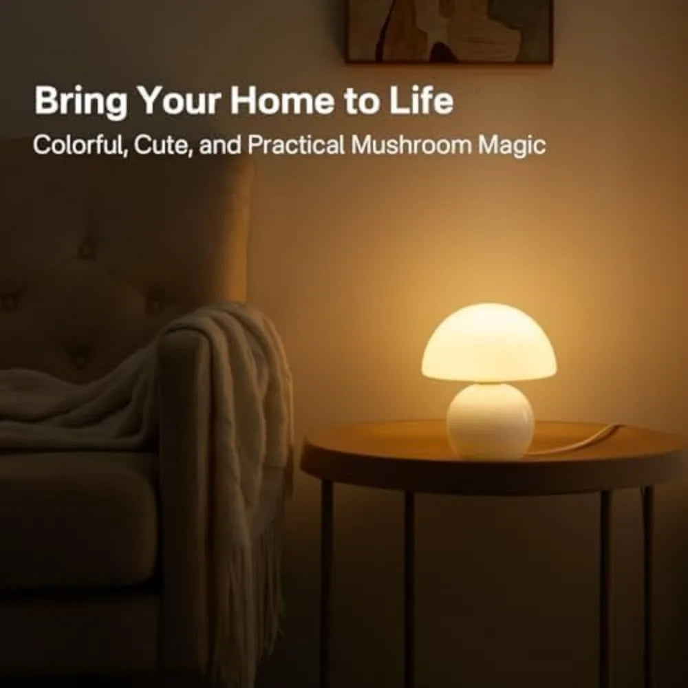 Mushroom Lamp: Cute Modern Mini Lamp