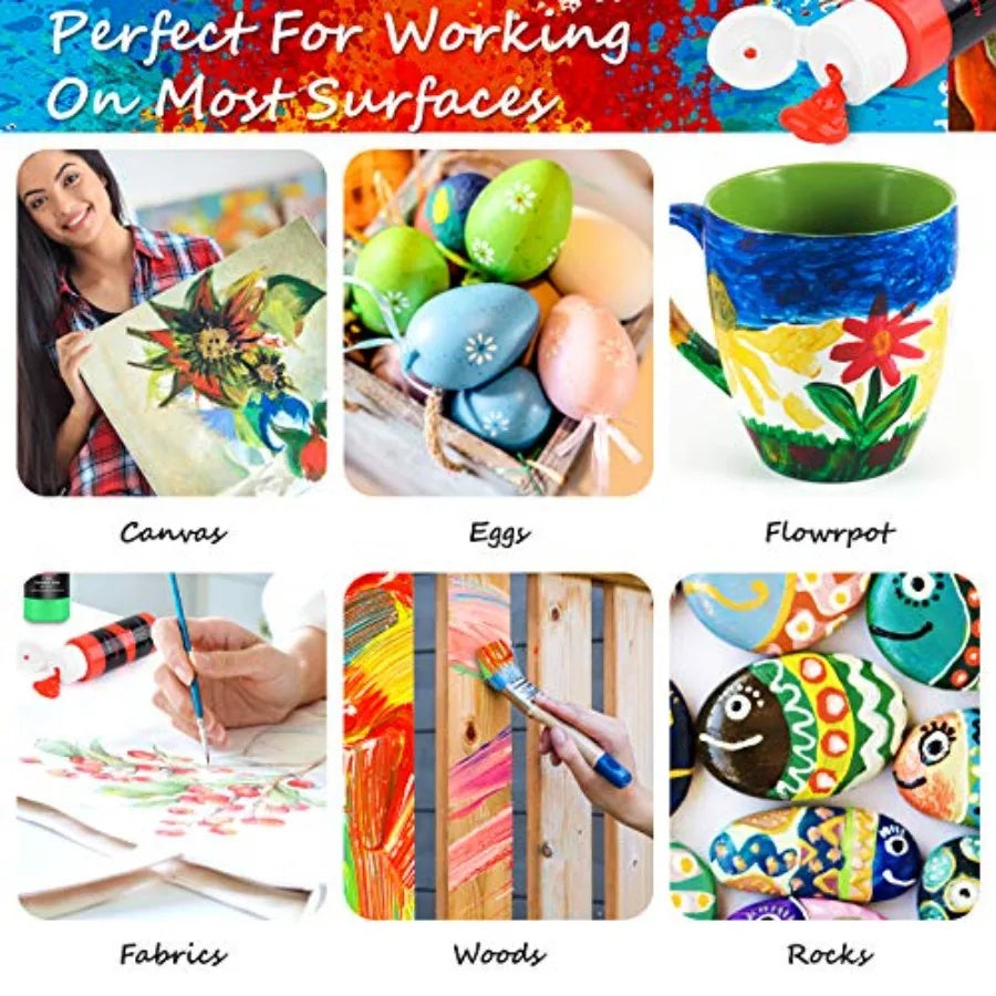 52 set Acrylic Paint Set for crafts
