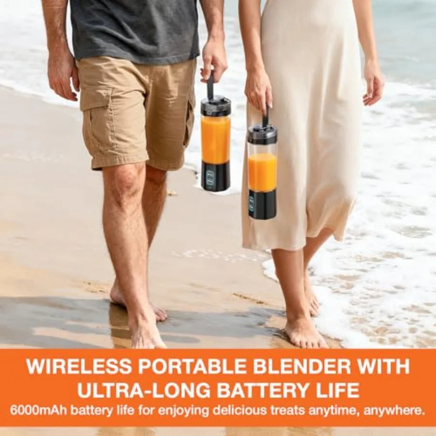 Personal Portable Blender for multi-use food, 24oz Large Capacity, BPA Free, Leakproof