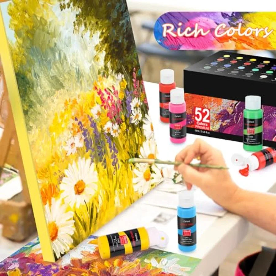 52 set Acrylic Paint Set for crafts