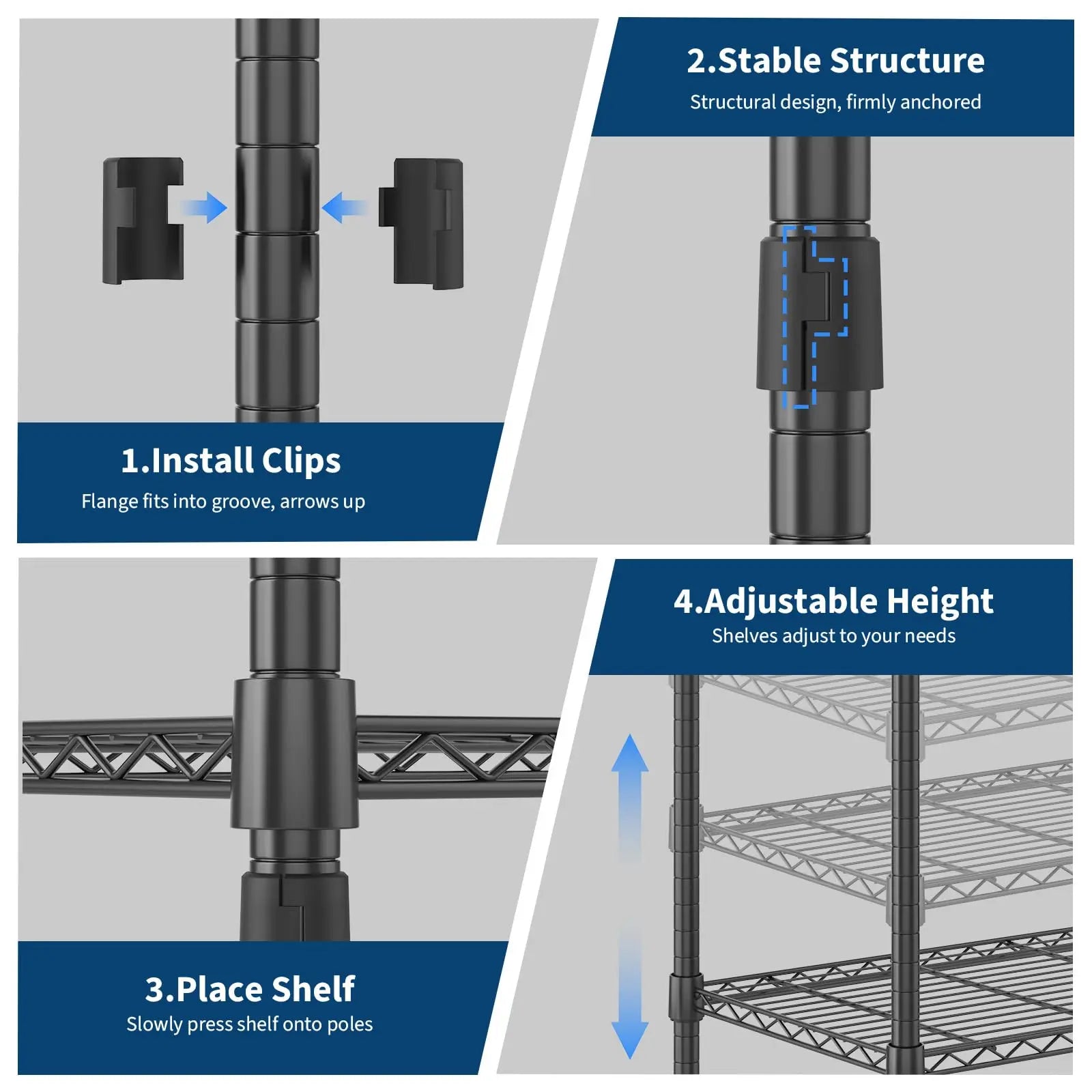 Heavy Duty Clothes Rack with Cover, 485LBS Capacity, Portable Closet Wardrobe on Wheels, Carbon Steel, Dustproof, Tool-Free Assembly