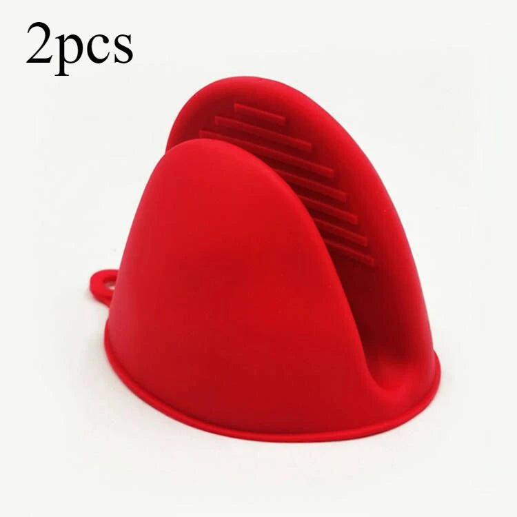 2pcs Thicken Baking  silicone oven mitts Microwave Oven Glove Heat Insulation Anti-slip