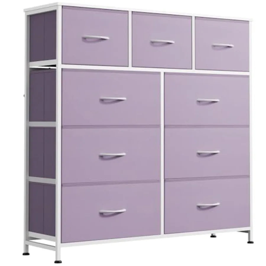 9-Drawer Dresser, Fabric Storage Tower