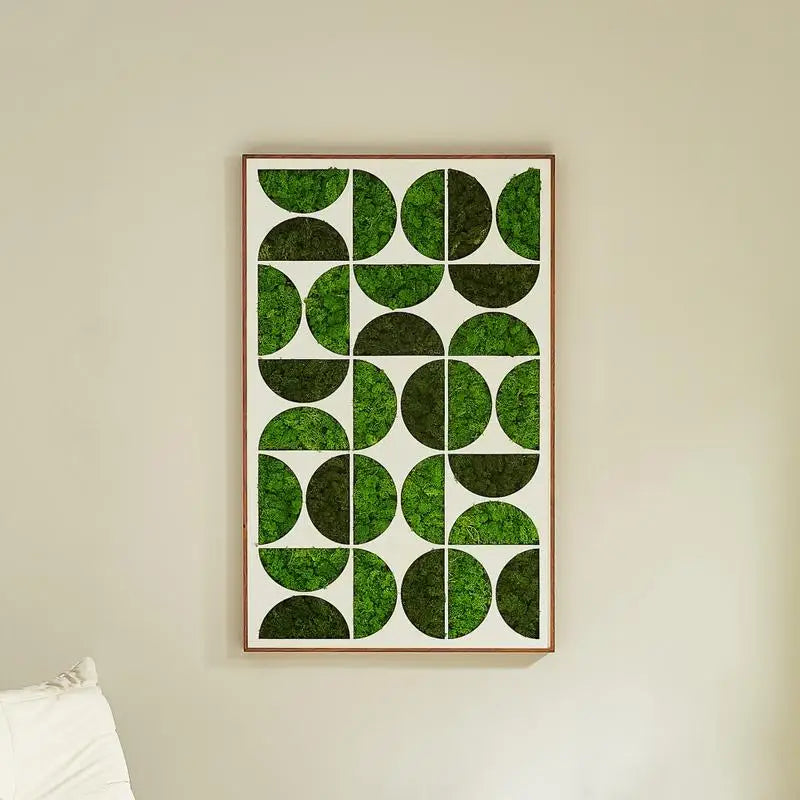 Metal Moony Moss Wall Art Decorative Home Decor for Unique Interior Design