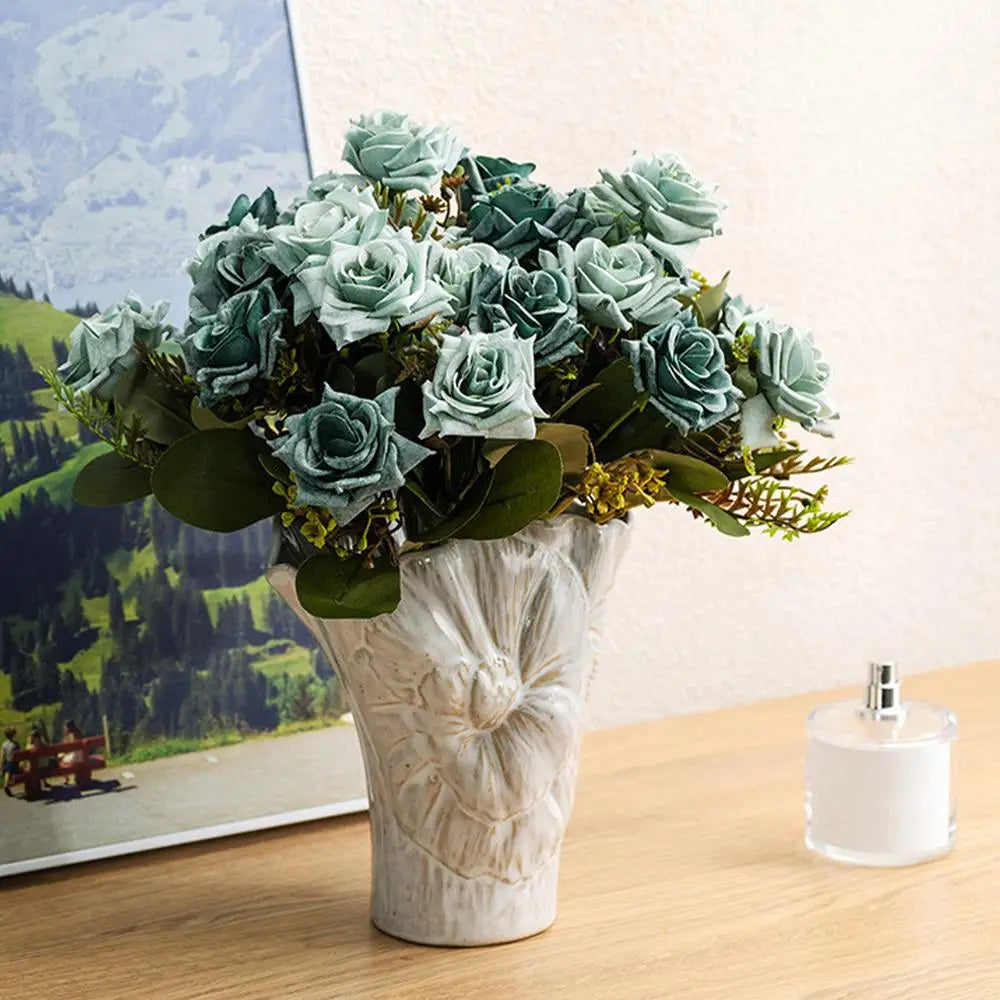 Ceramic Flower Hydroponic Vase