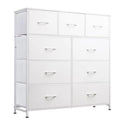 9-Drawer Dresser, Fabric Storage Tower