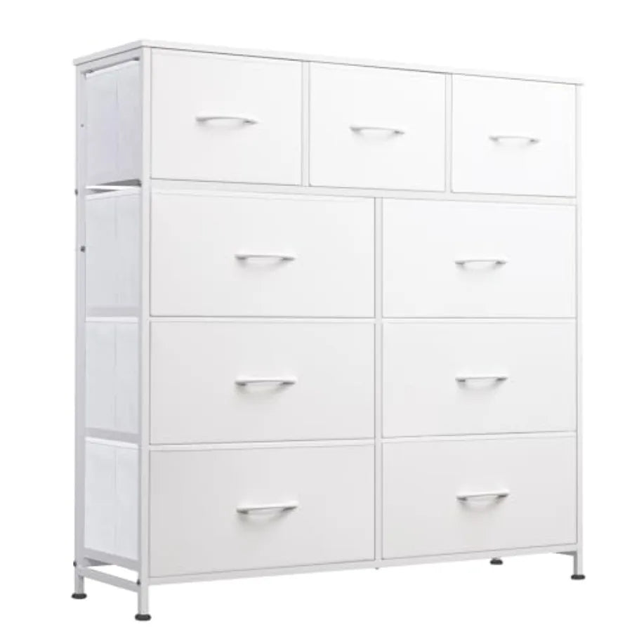 9-Drawer Dresser, Fabric Storage Tower