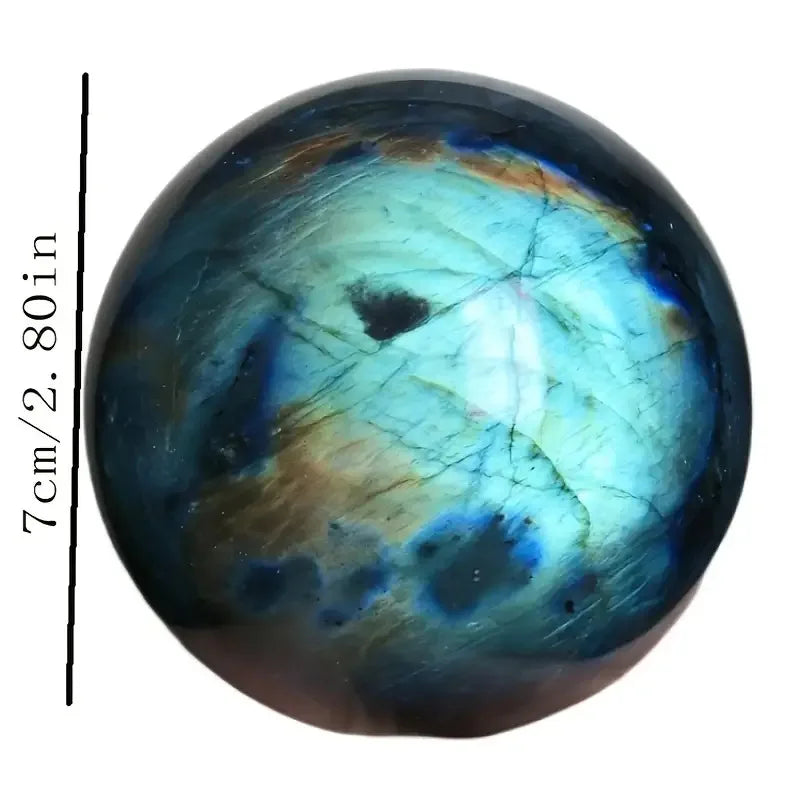 Natural Crystal Labradorite Sphere
