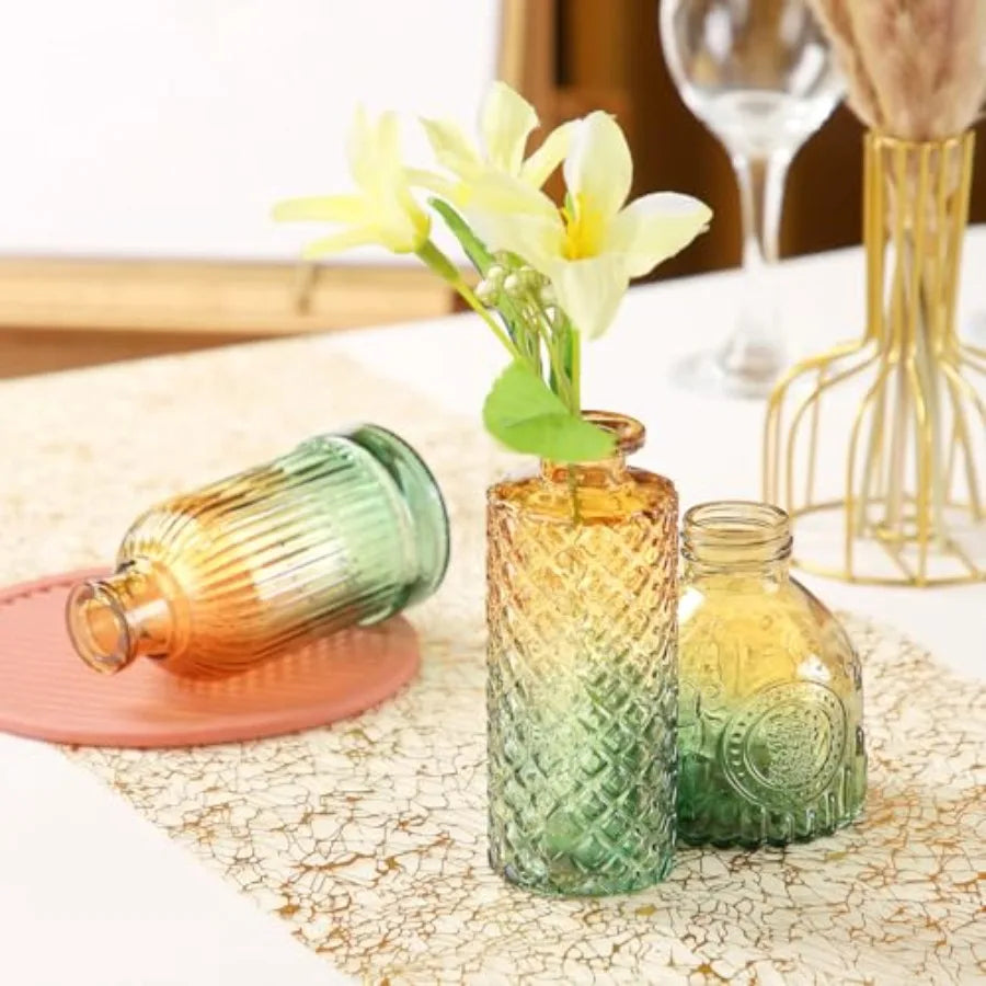 Glass Bud Vases in Bulk Set