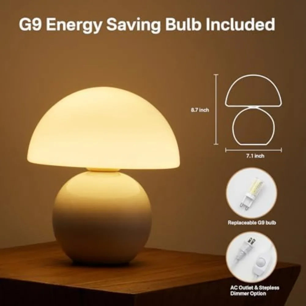 Mushroom Lamp: Cute Modern Mini Lamp