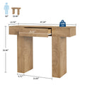 47" Long Console Table with Drawer, Narrow Entryway Table, Charcoal | Wood Rectangular Sofa Table