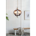 Natural Wood Chandelier Pendant Light for Kitchen Living Dining Room, Farmhouse Style, Bulb Not Included