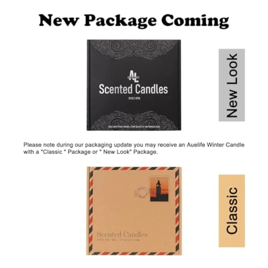 Men Candle Set, Scented Candles  - 4 Pack