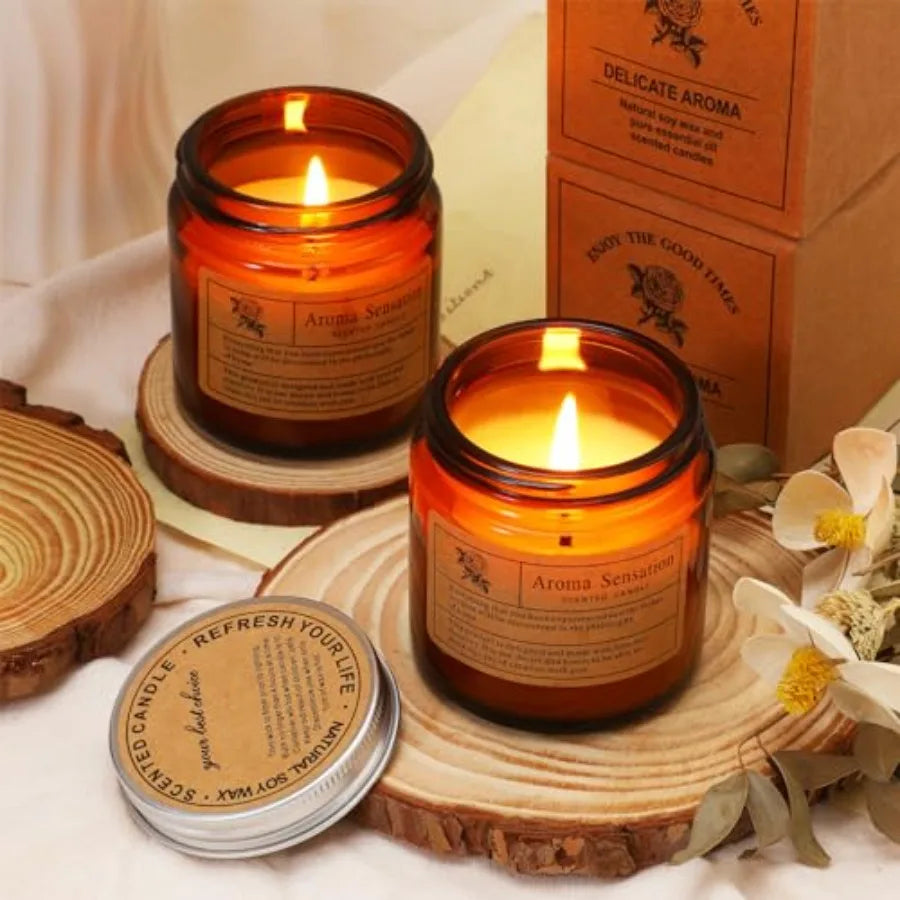 36 Pcs Scented Candles for Home Bulk Jar Candles Gift Set