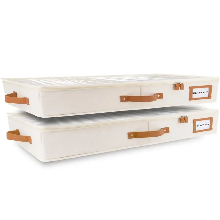 2pc Low Profile Under Bed/couch Storage Containers Lids,