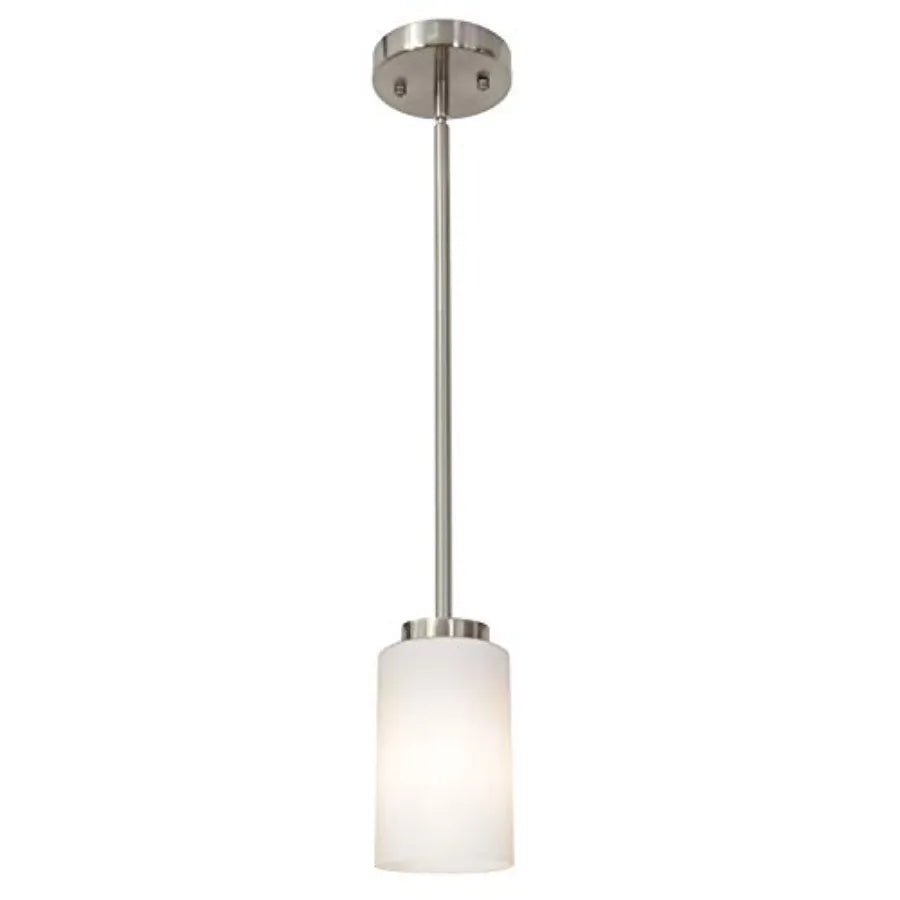 Farmhouse Chandelier Pendant Light Fixtures with Opal White Shades Hanging Ceiling Pendant Lighting