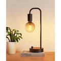 Industrial Table Lamp for Bedroom, Fully Dimmable Modern Bedside Lamps with 2700K Warm Light Bulb for Reading