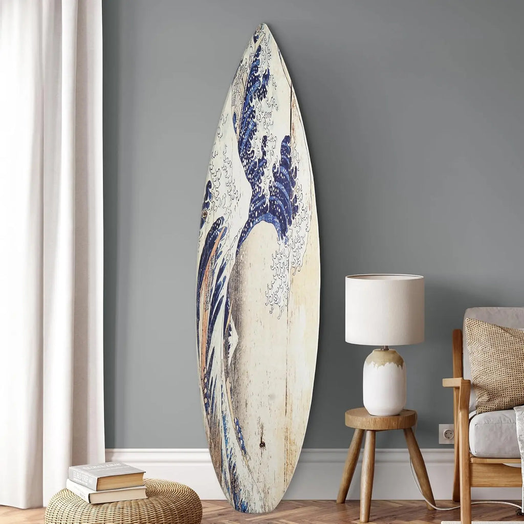 American Art Decor Surfboard Plaque Wall Sign