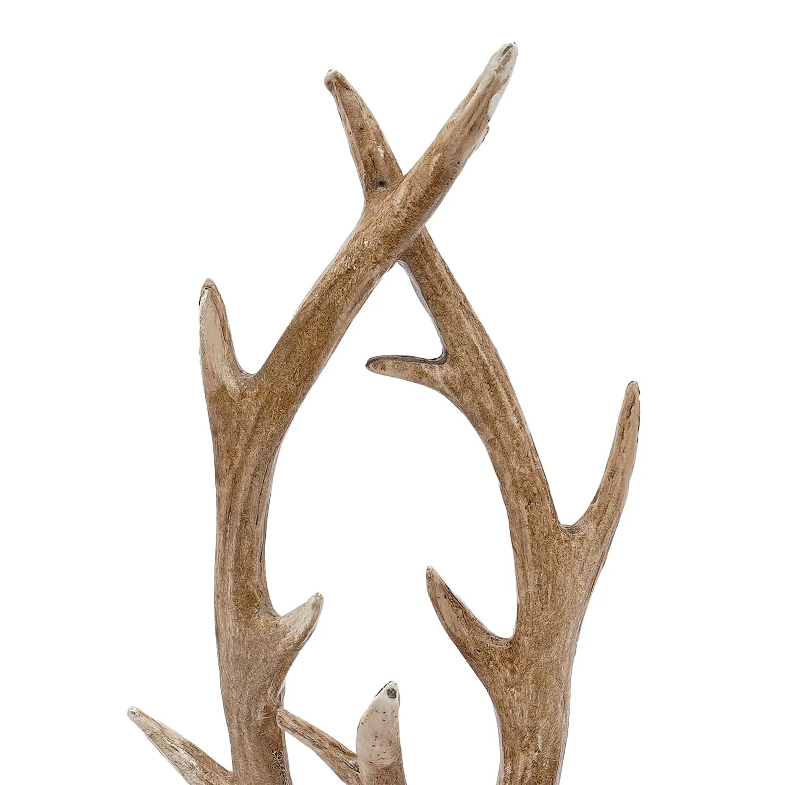 LED Wall Light with Decorative Deer Design, Resin and Iron Build, Soft Warm Glow