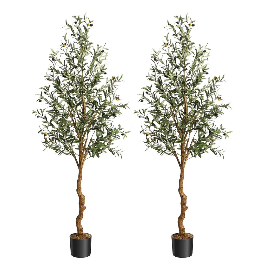 1Pc/2Pcs Artificial Olive Tree 4ft / 5ft / 6ft,