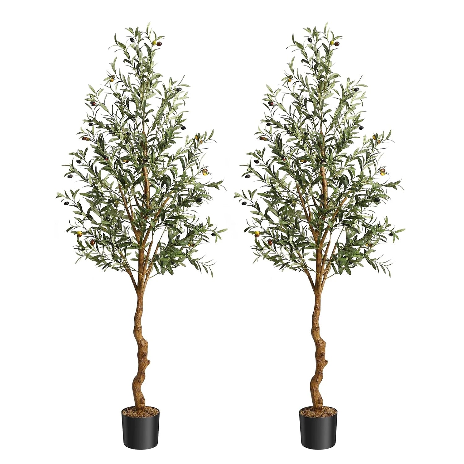 1Pc/2Pcs Artificial Olive Tree 4ft / 5ft / 6ft,