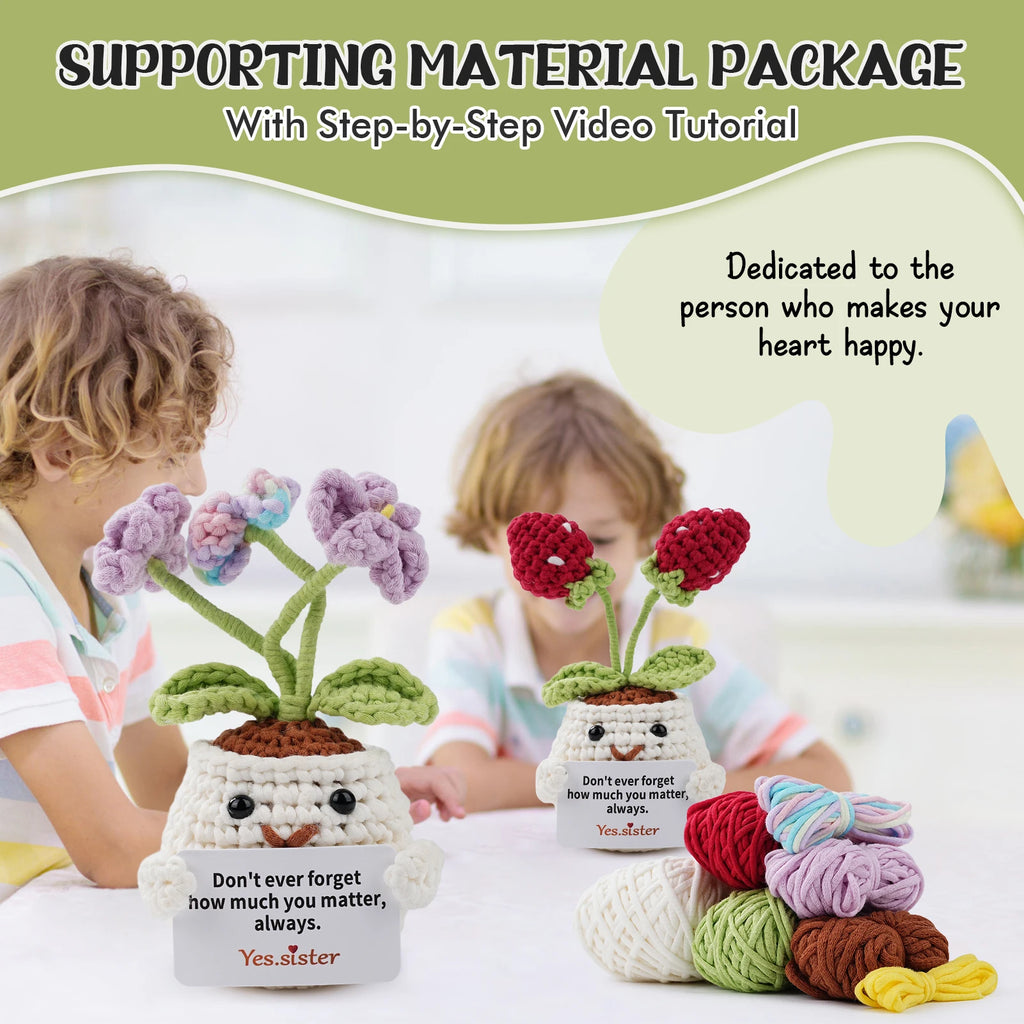 Beginner Crochet Kit Complete  Step-by-Step Video Tutorials for Adult Perfect for beginners