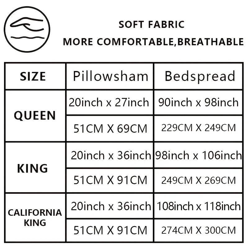 Lightweight Teal Cotton Quilt Comforter Set, Consisting of 3pcs Including 2 Pillowcases