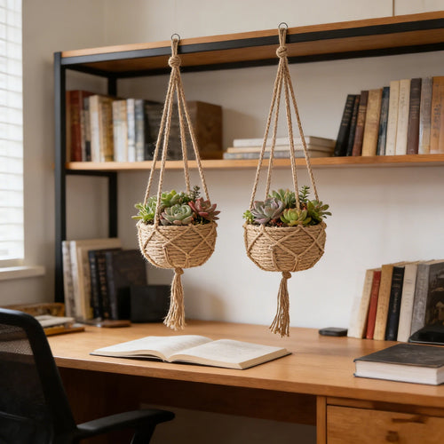 2PCS Hanging Flowerpot Decorative Baskets Outdoor