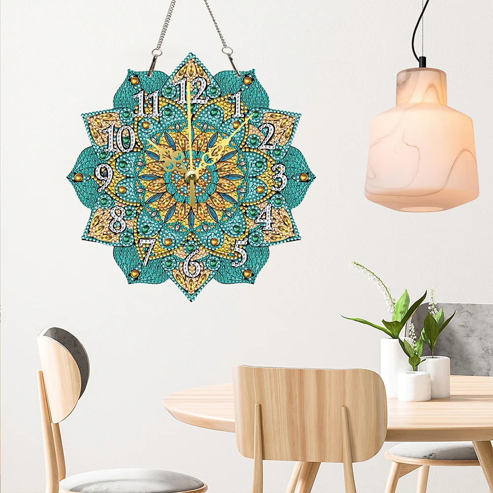 DIY Crystal Diamond Clock Kit 5D Diamond Art Mosaic Clock Paint by Number