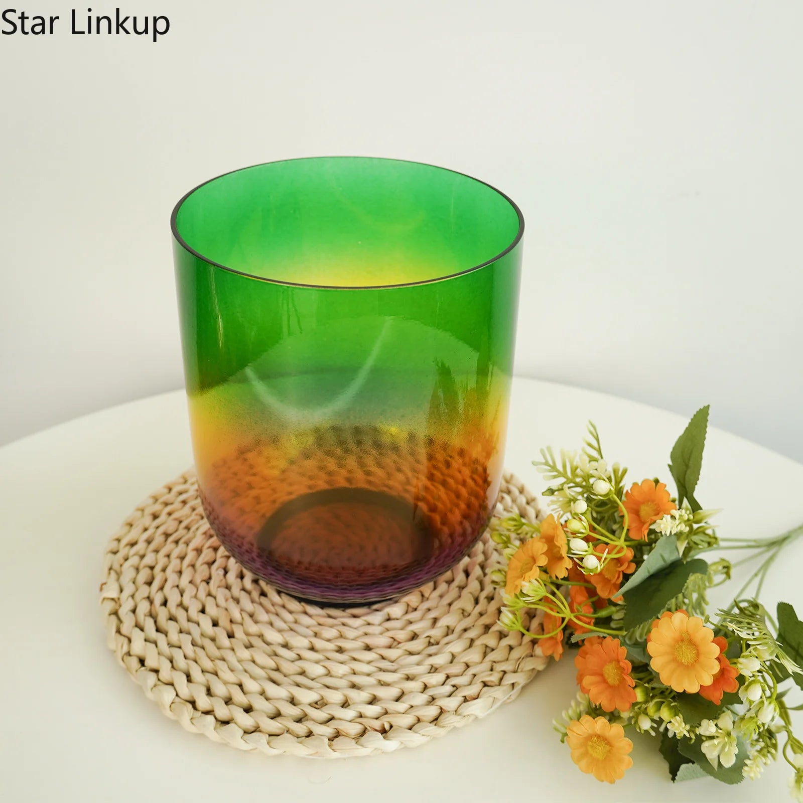 Hot Sale 6 Inch Rainbow Clear Quartz Sound Bowl for Yoga Meditation Sound Bath Therapy
