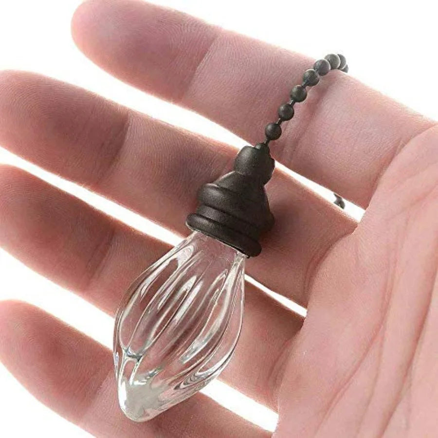 Ceiling Fan Pull Chains Ornaments 12 Inch Light Pull Chains with Acrylic Pendant